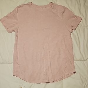 Lululemon Meadowsweat Pink Love Tee